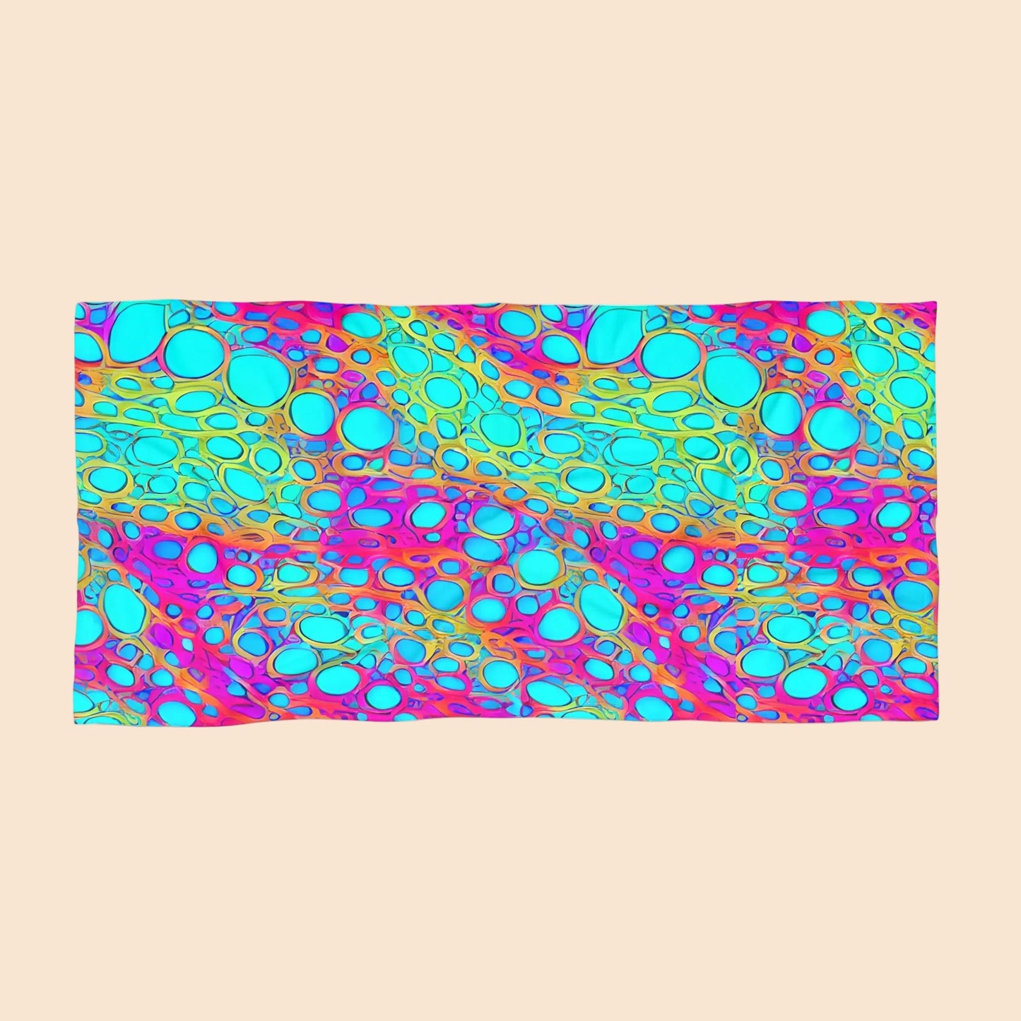 Bubbles Beach Towel - Perfect for Summer Fun, Pool Parties, Travel Essentials, Gift for Beach Lovers