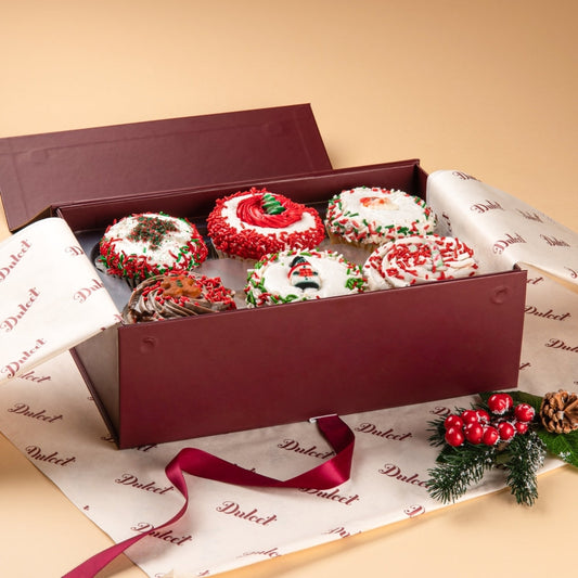 Festive Holiday Cupcakes Assortment