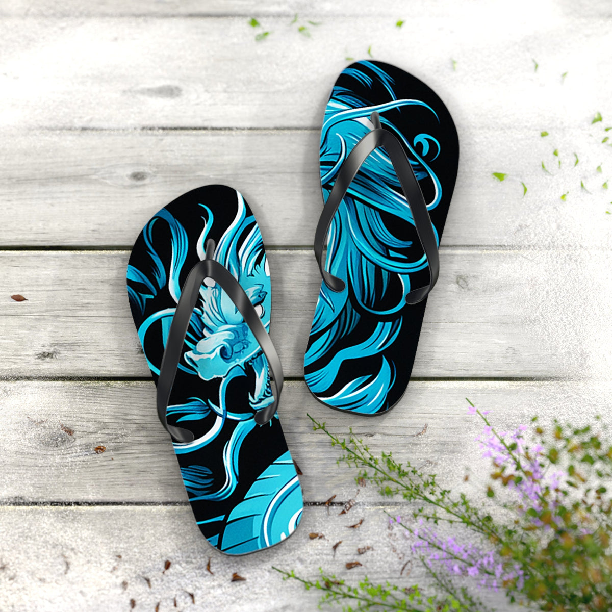 Majestic Reign Flip Flops – Royal Crown Beach Sandals