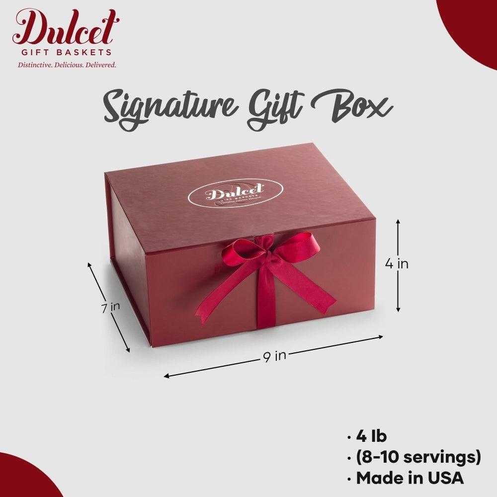 Signature whoopie pie gift box with ribbon, 9×7 in, 4 lb (8–10 servings)