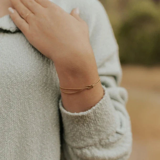 Evelyn Infinity Knot Adjustable Bracelet