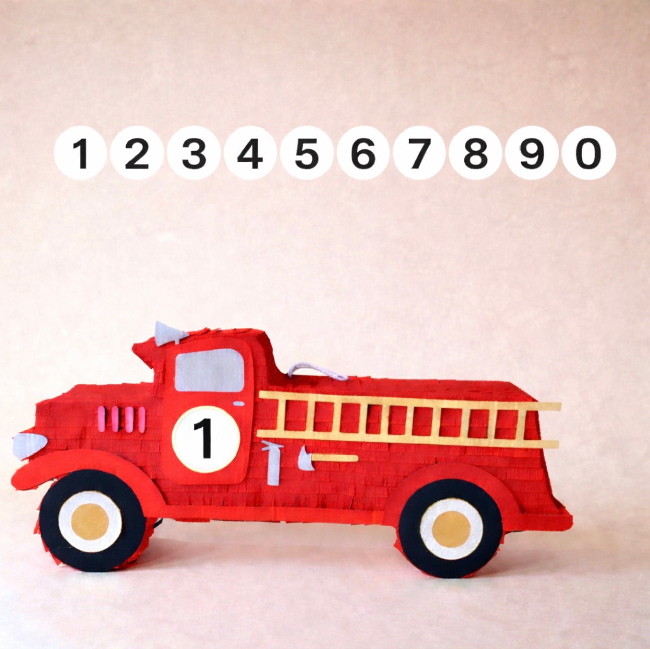 🚒 Heroic Fire Truck Piñata – Handcrafted Fire Engine Piñata for Firefighter Birthdays & Rescue-Themed Celebrations