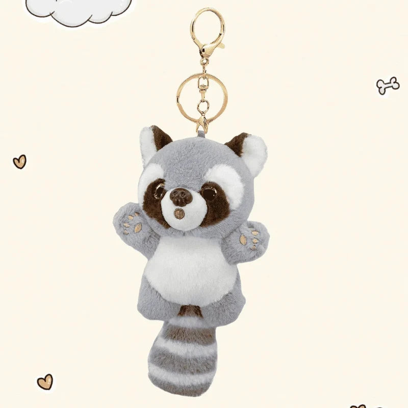 Kawaii Red Panda Plush Keychain | 20cm Stuffed Animal Bag Charm