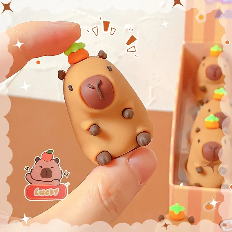 Kawaii Capybara Pencil Sharpener – Cute Novelty Pencil Sharpener | Fun Kawaii Stationery Gift