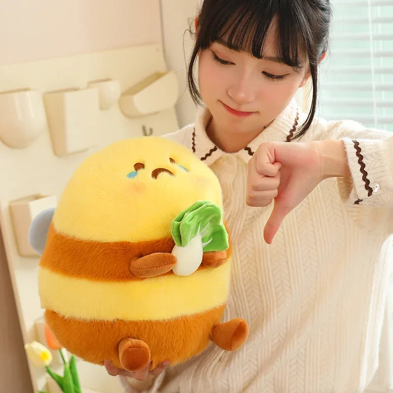 Kawaii Squishy Bee Plushies | Soft Stuffed Animal Cuddle Toy