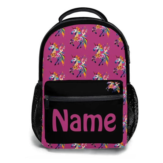 Personalized Kids School Set: Backpack, Lunch Tote & Pen Pouch, Name Gift - Dream Dragons