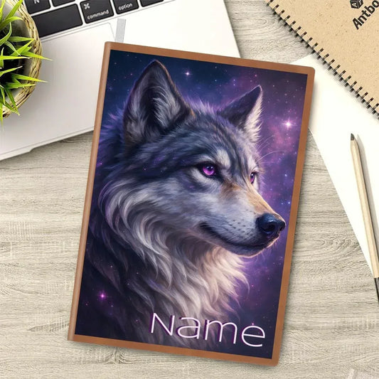 Personalized Mystical Wolf Journal: Galaxy A5 Notebook for Writing, Diary Keepsake - Dream Dragons