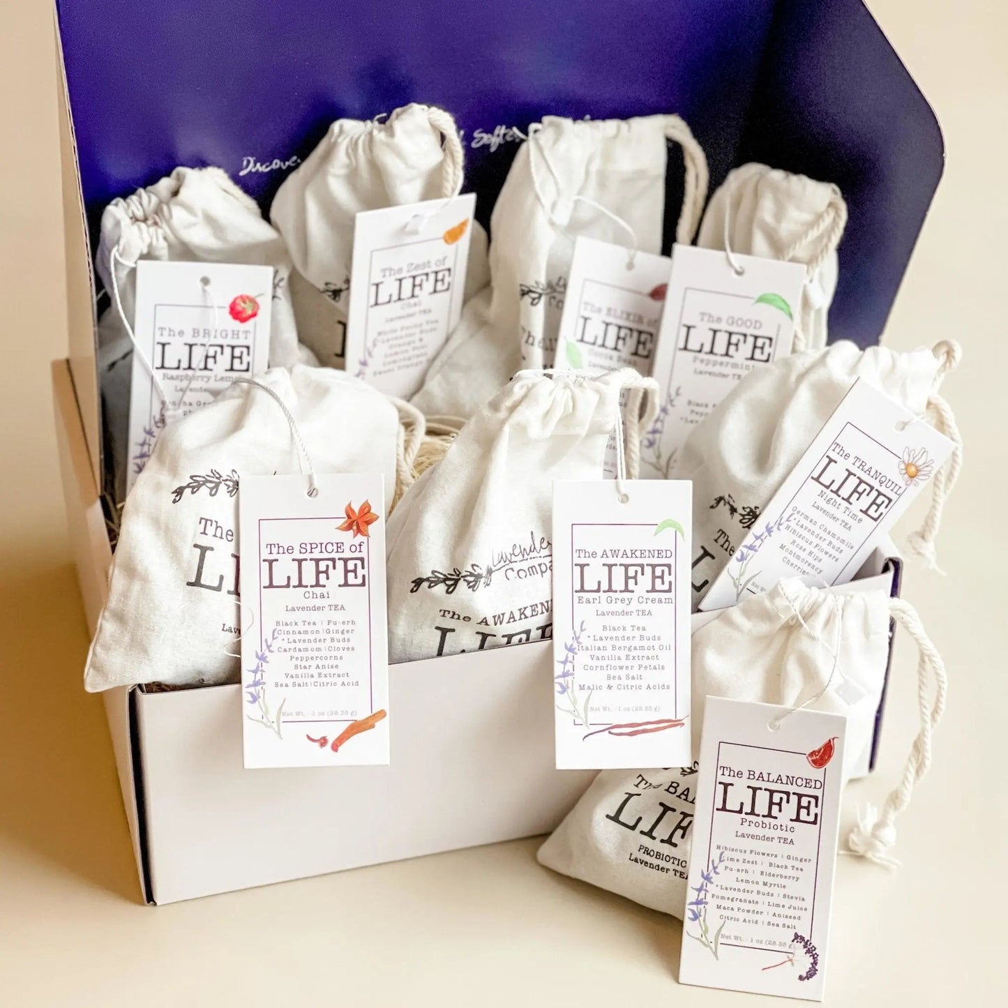 LIFE Tea Box — Lavender Tea Gift Set