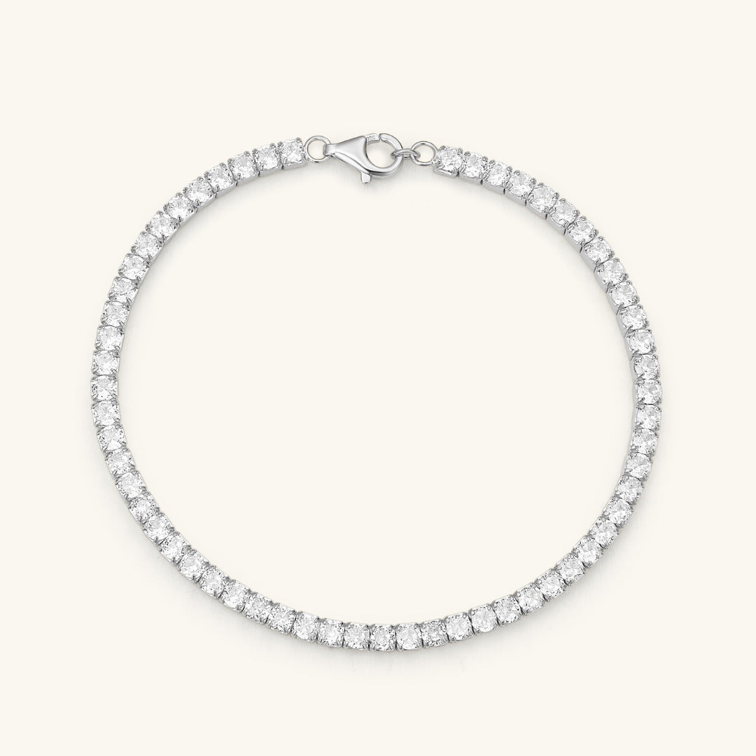 CZ Tennis Bracelet | Grade 5A Cubic Zirconia, 2.6 mm