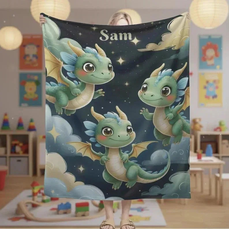 Dragon Name Blankets - Dream Dragons