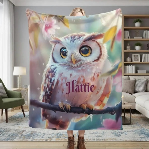 Owl Name Blankets - Dream Dragons
