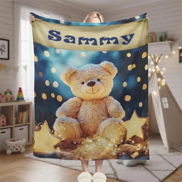 Teddy Bear Name Blankets - Dream Dragons