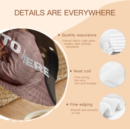 Personalized Round Blanket – Upload Your Own Photo