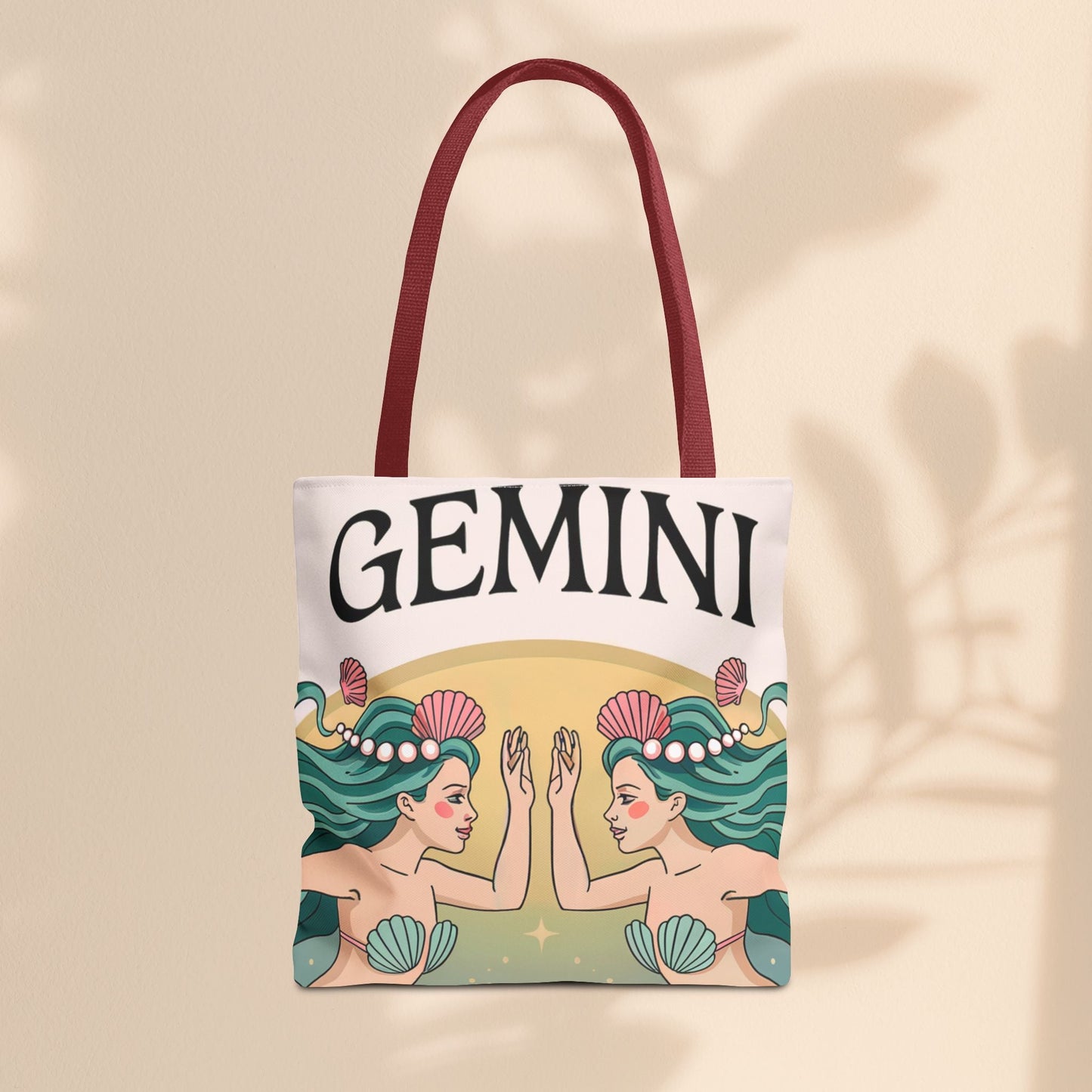 Gemini Zodiac Tote Bag, Astrological Bag, Personalized Gift, Astrology Lover, Horoscope Accessory, Birthday Present