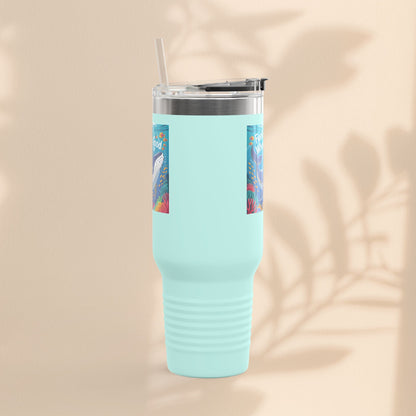 Feeling Whaley Good Insulated Travel Mug, 40oz