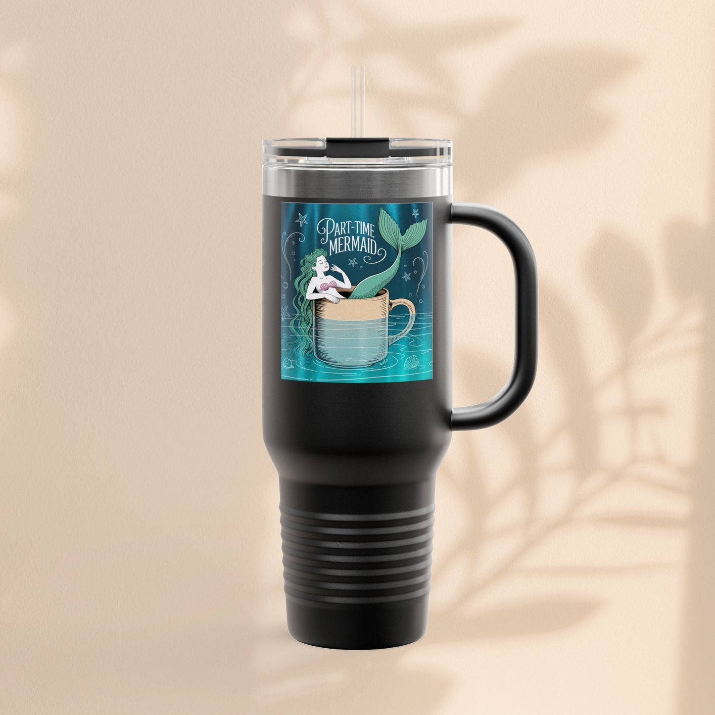 Charming Mermaid Insulated Travel Mug, 40oz - Perfect for Road Trips, Beach Days, and Gifts for Ocean Lovers, Travel Mug, Unique [...]