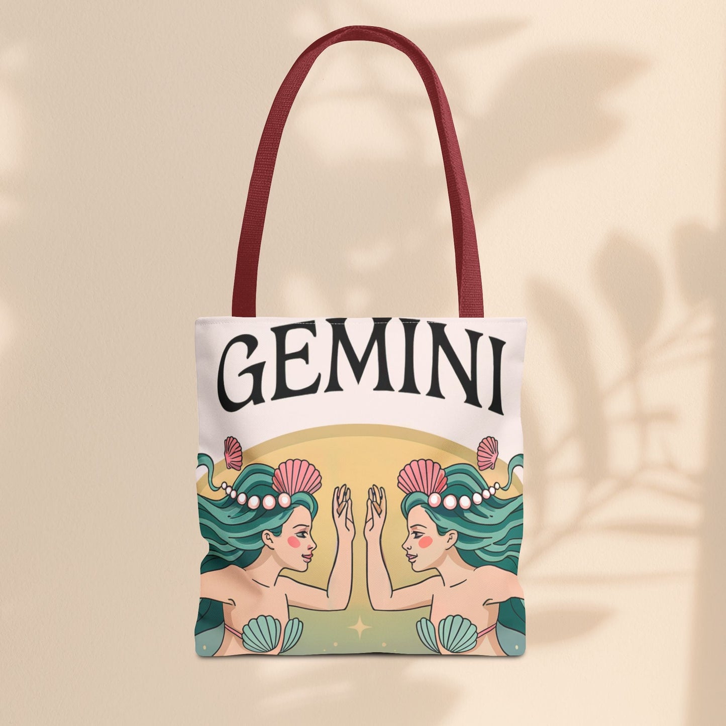 Gemini Zodiac Tote Bag, Astrological Bag, Personalized Gift, Astrology Lover, Horoscope Accessory, Birthday Present