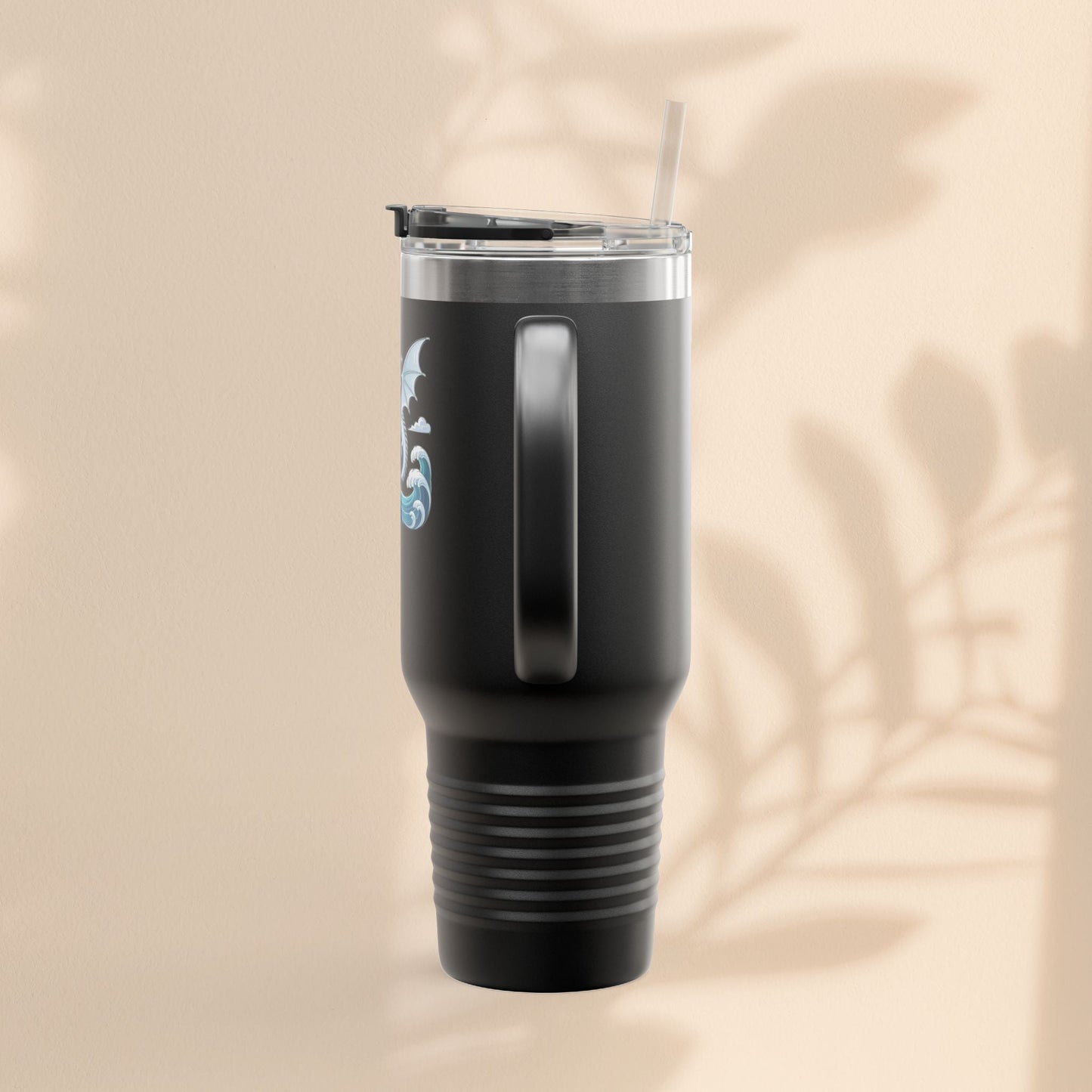 Dragon Insulated Travel Mug - Perfect for Adventure Lovers, Camping, Road Trips, Gifts for Friends, Motivational Designs
