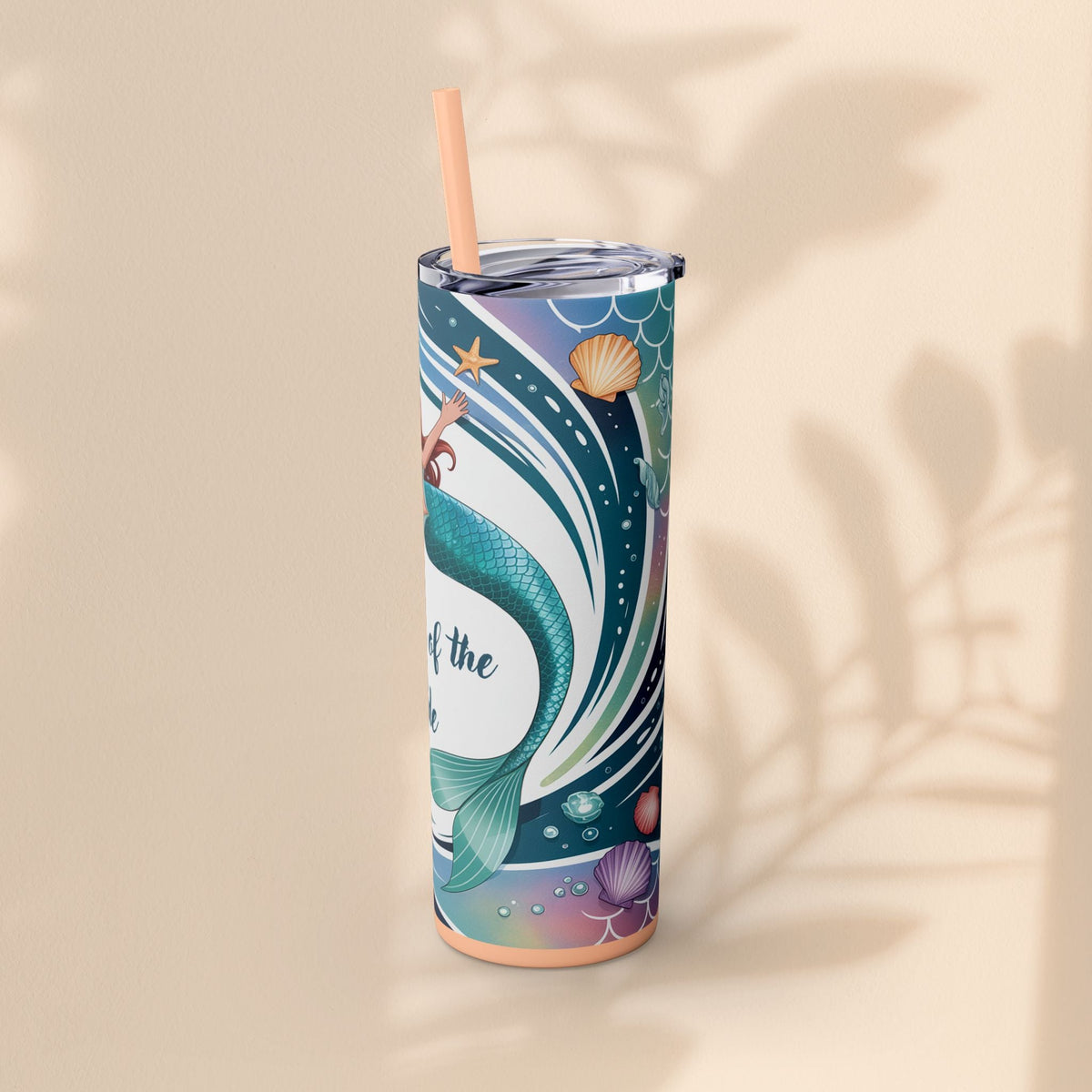 Mermaid Mother of the Bride Tumbler - 20oz Skinny Tumbler Wedding Gift for Mum of the Bride, Beach Wedding Bridal Party Favour
