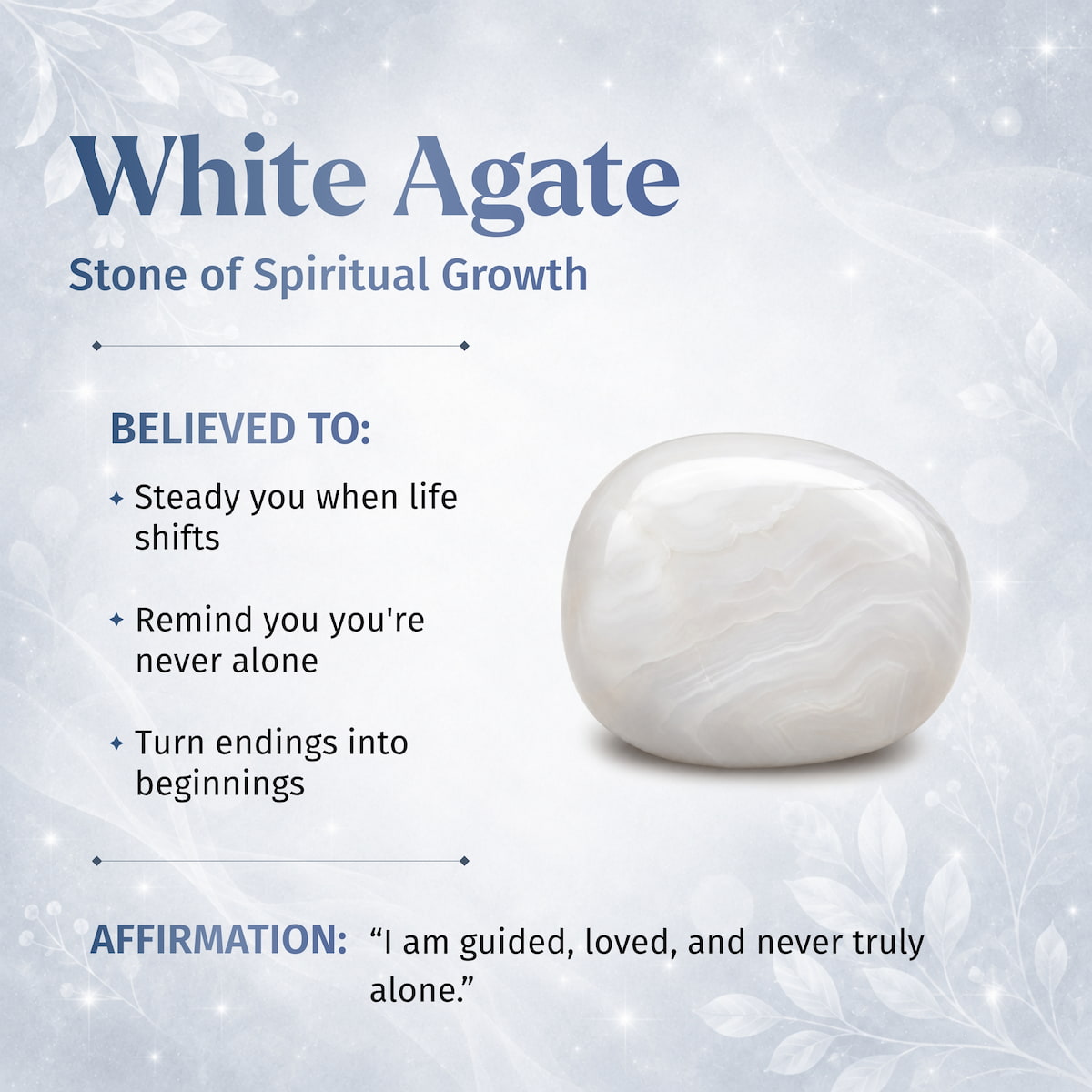 The Spiritual Growth Bracelet – Natural Agate 10 mm Beads with Butterfly Charm
