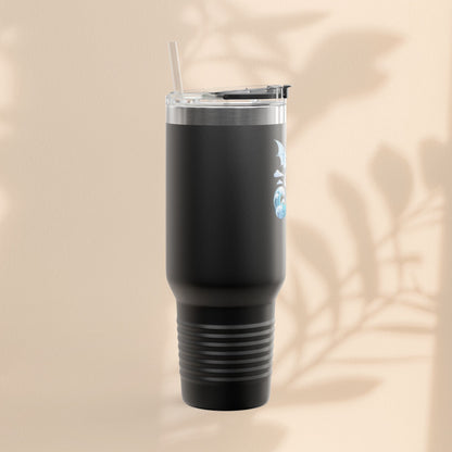 Dragon Insulated Travel Mug - Perfect for Adventure Lovers, Camping, Road Trips, Gifts for Friends, Motivational Designs