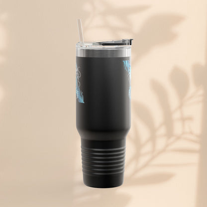 Bold Dragon Insulated Travel Mug, 40oz – Adventure, Road Trips, Unique Gift, Eco-Friendly Drinkware, Hot & Cold Beverages