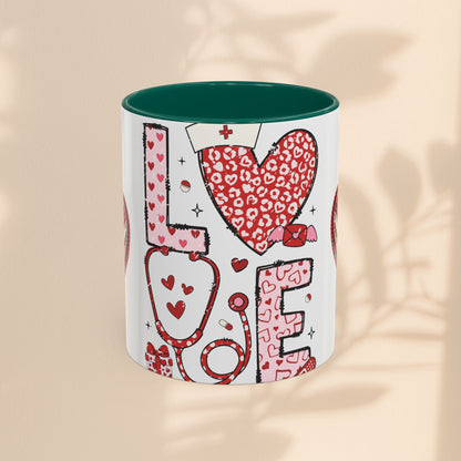 Colorful Mugs (11oz, 15oz) - Love Nurses
