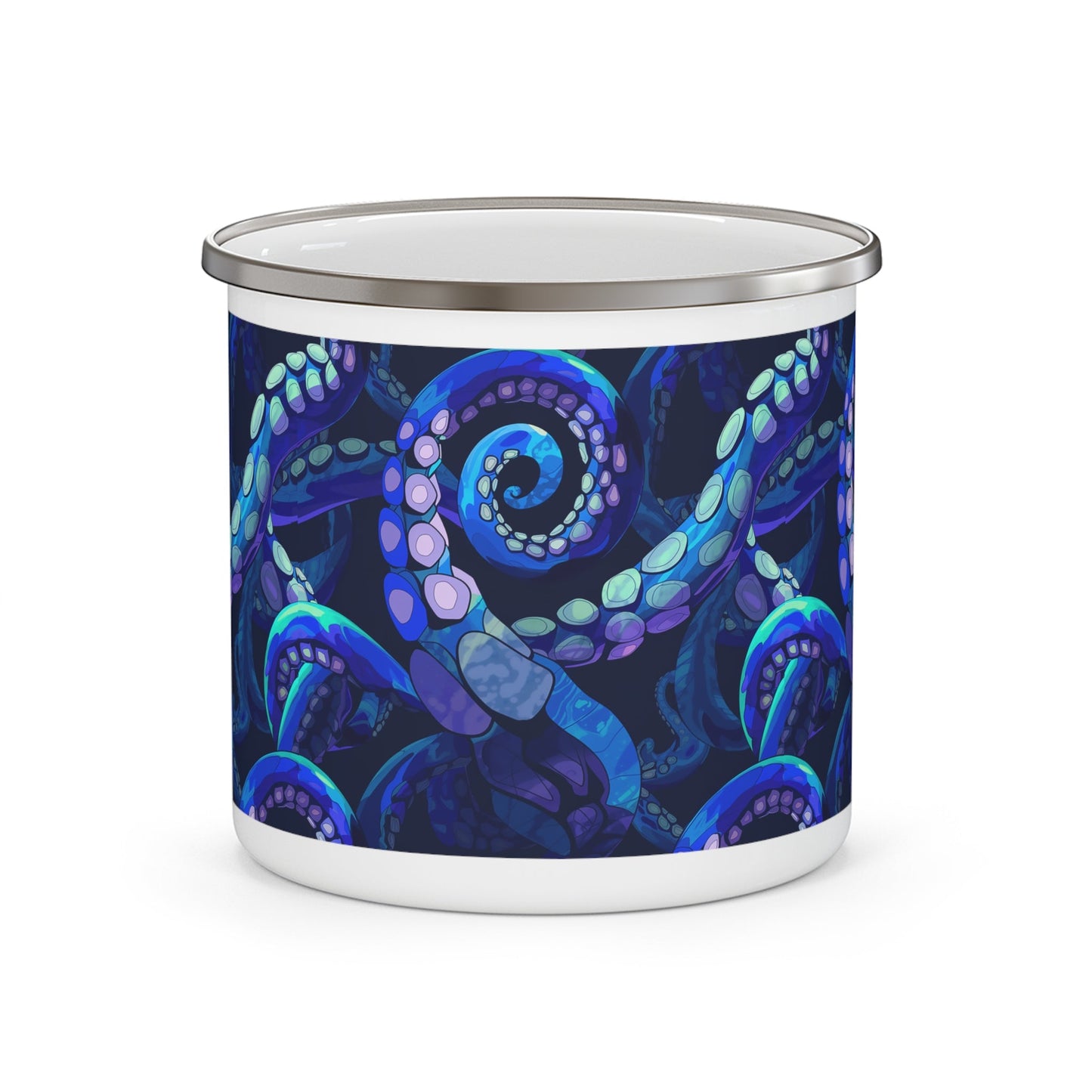 Enamel Camping Mug - Octopus Delight