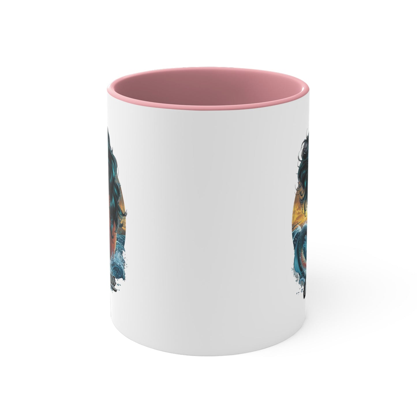 California Mermaid 11oz Accent Mug – Coastal Coffee Cup