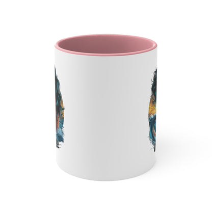 California Mermaid 11oz Accent Mug – Coastal Coffee Cup