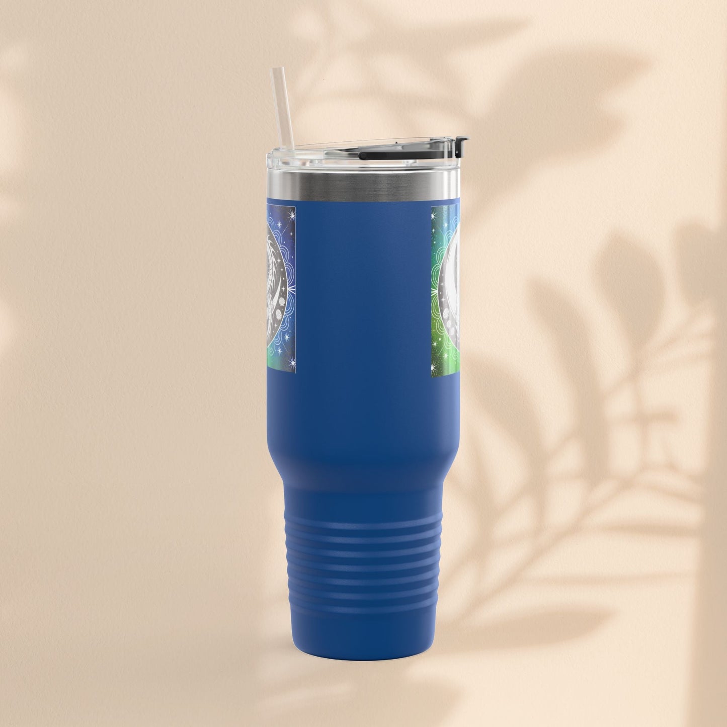 Galaxy Dragon Insulated Travel Mug - 40oz Eco-Friendly Water Bottle, Perfect for Camping, Road Trips, Gifts for Him/Her, Motivational Cup