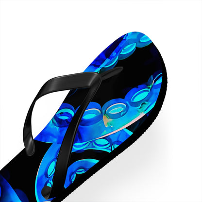 Octopus Delight Flip Flops – Colorful Ocean Beach Sandals