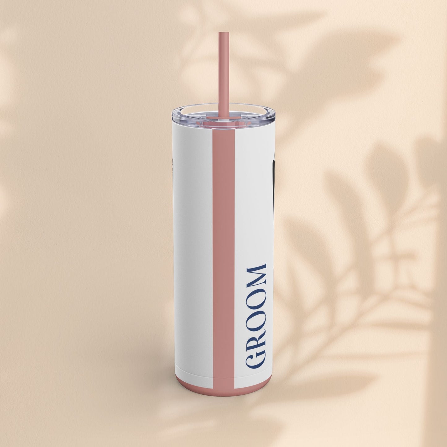 Groom Tuxedo Tumbler, Stylish Groom Tumbler for Weddings, Bachelor Parties, and Gifts, 20oz Matte Skinny Cup, Wedding Party Favor