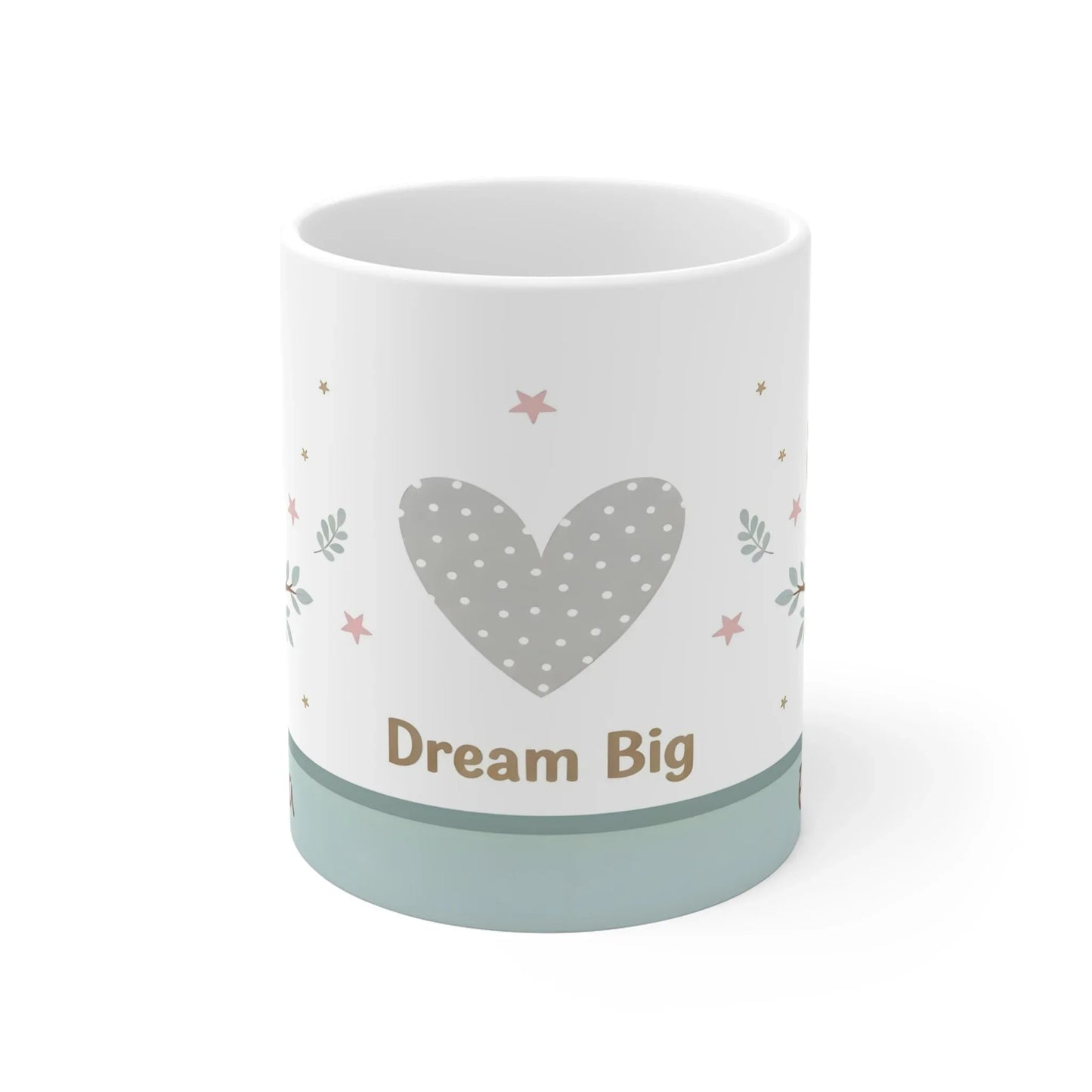 Dream Big Owl Mug — Personalized 11oz Cute Nursery Coffee Cup - Dream Dragons