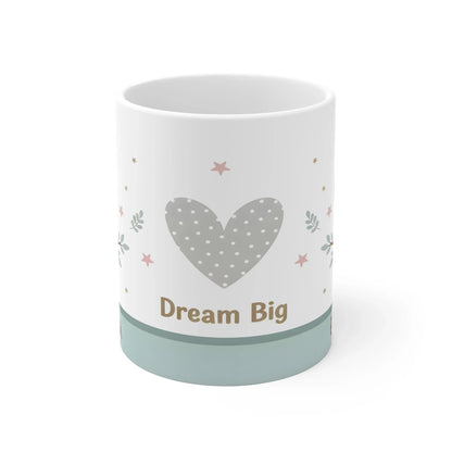 Dream Big Owl Mug — Personalized 11oz Cute Nursery Coffee Cup - Dream Dragons