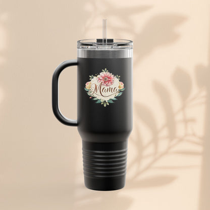 Floral Insulated Travel Mug for Moms - 40oz