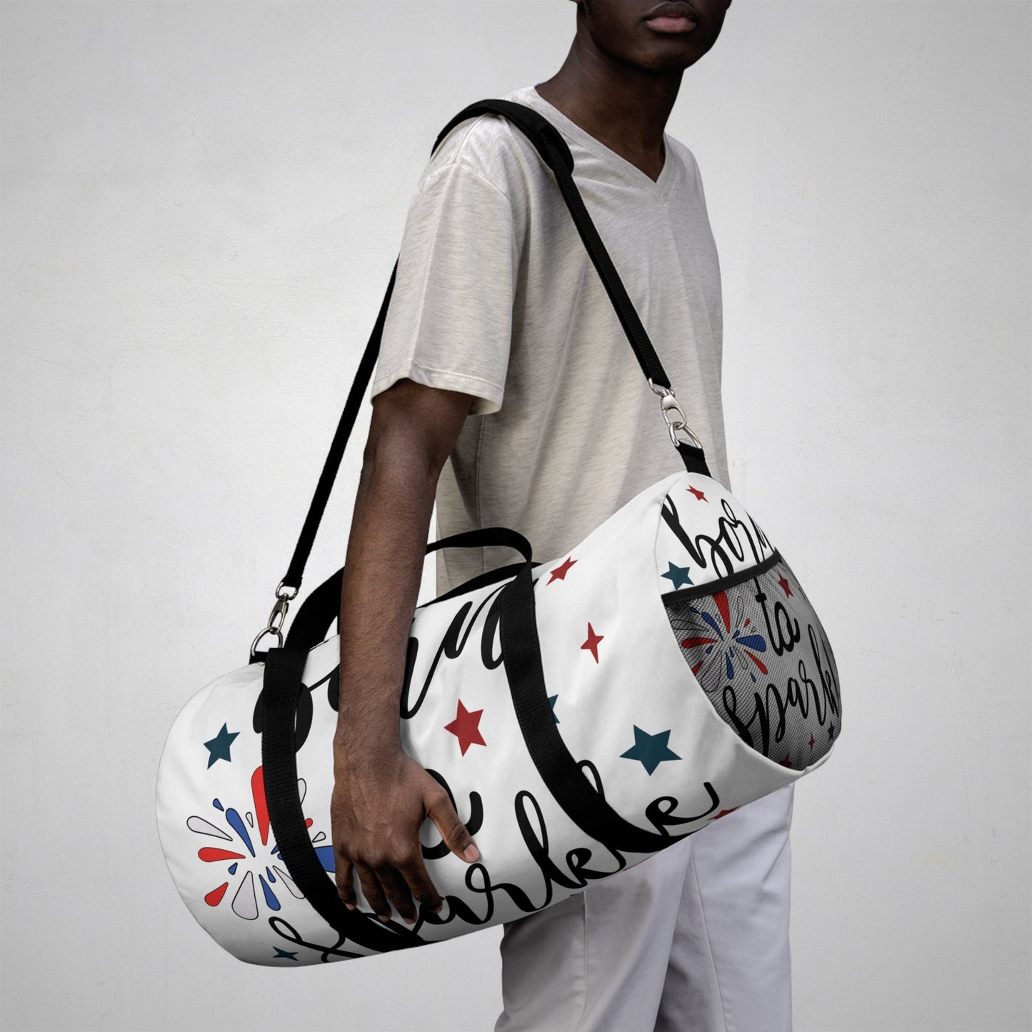 Born to Sparkle Duffel Bag – Stylish Gym and Travel Bag