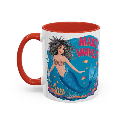 Accent Coffee Mug (11, 15oz) - Make Waves