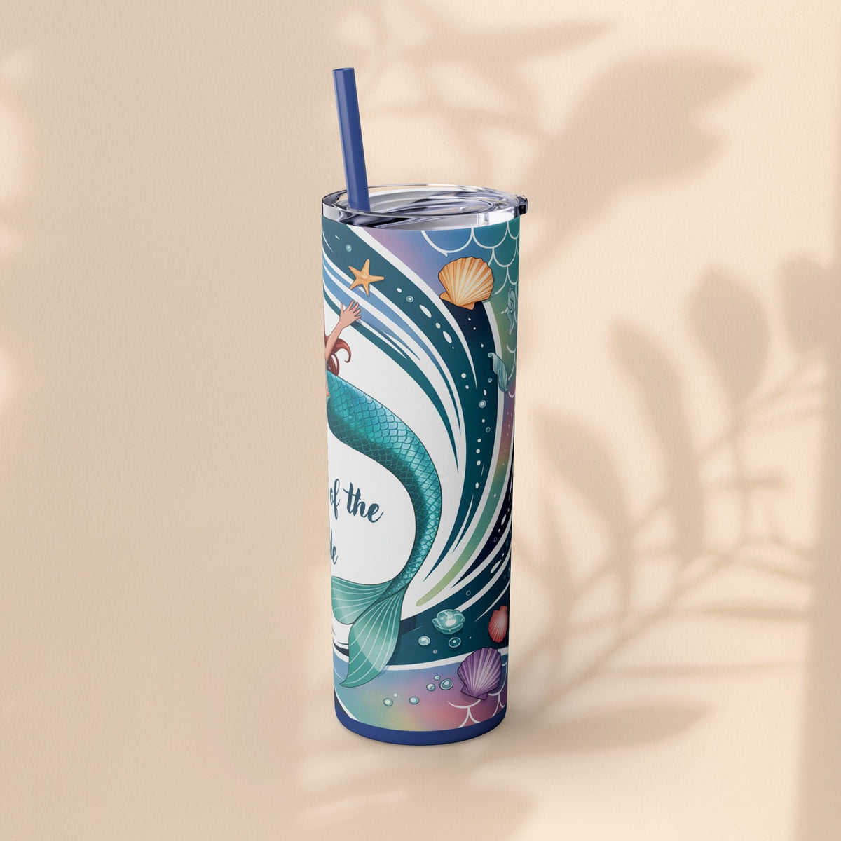 Mermaid Mother of the Bride Tumbler - 20oz Skinny Tumbler Wedding Gift for Mum of the Bride, Beach Wedding Bridal Party Favour