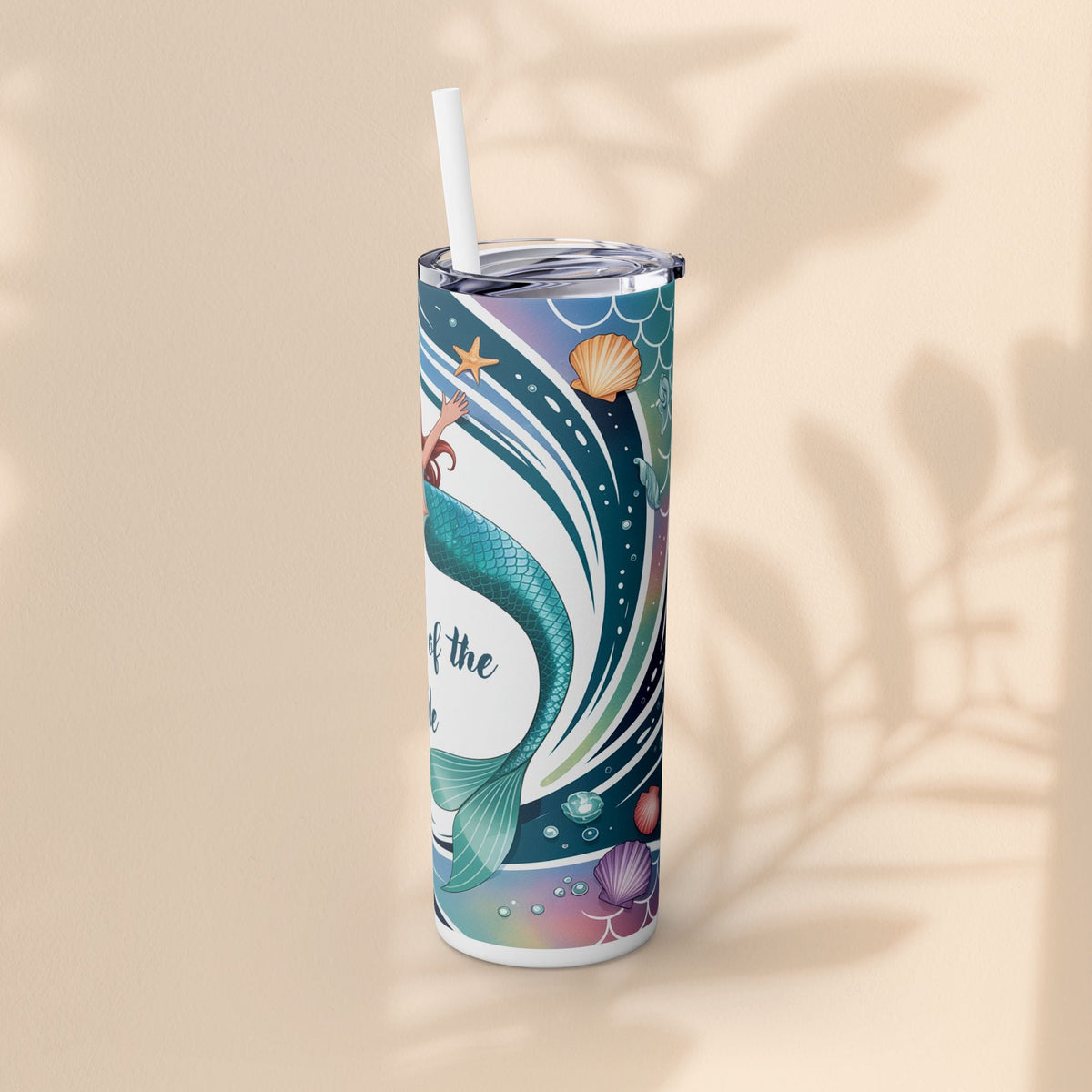 Mermaid Mother of the Bride Tumbler - 20oz Skinny Tumbler Wedding Gift for Mum of the Bride, Beach Wedding Bridal Party Favour