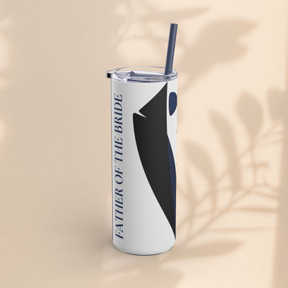 Father of the Bride Tumbler – Elegant Drinkware, Wedding Day Gift & Keepsake for Dads