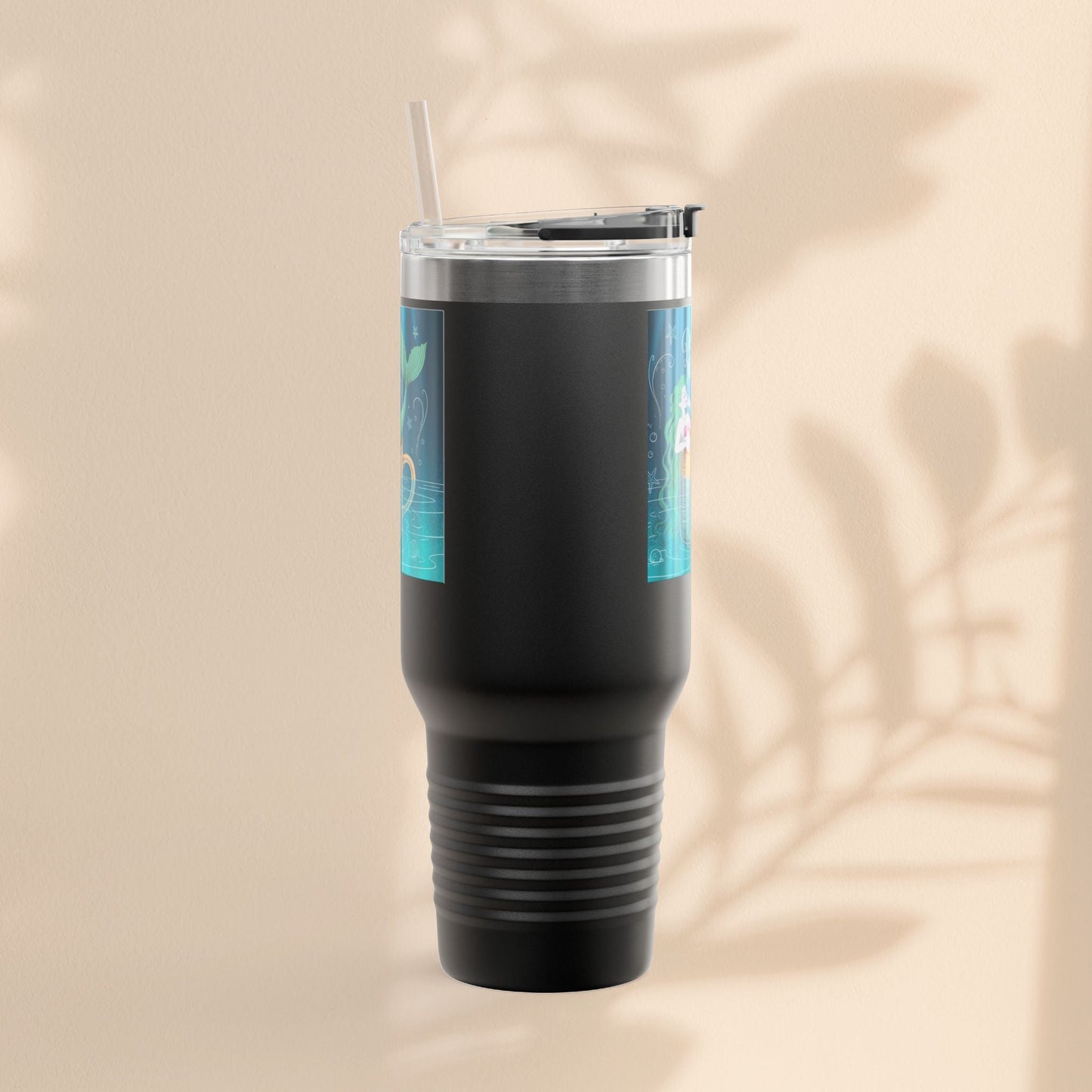 Charming Mermaid Insulated Travel Mug, 40oz - Perfect for Road Trips, Beach Days, and Gifts for Ocean Lovers, Travel Mug, Unique [...]