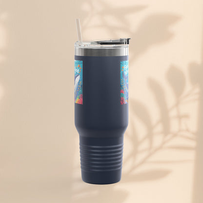 Feeling Whaley Good Insulated Travel Mug, 40oz