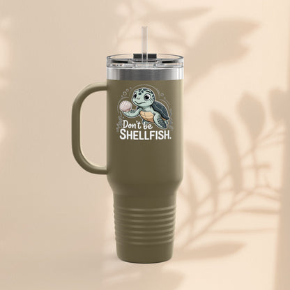 Don't Be Shellfish Insulated Travel Mug, 40oz