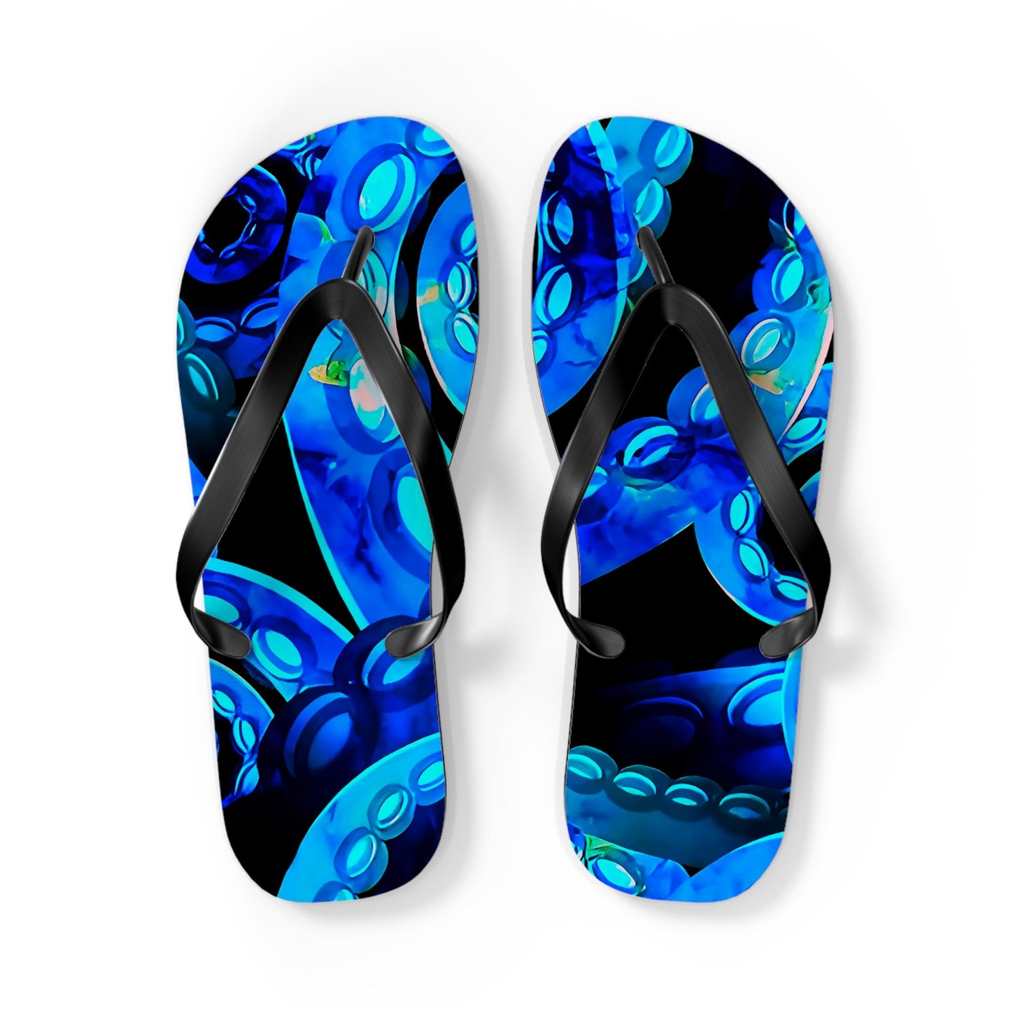 Octopus Delight Flip Flops – Colorful Ocean Beach Sandals