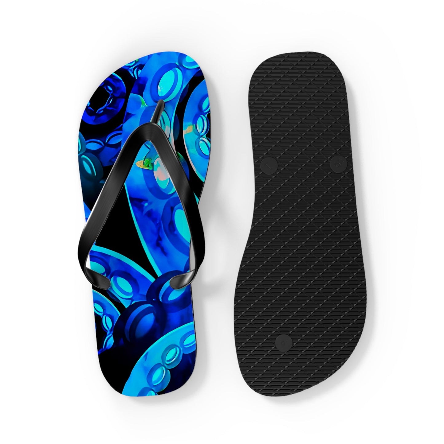 Octopus Delight Flip Flops – Colorful Ocean Beach Sandals