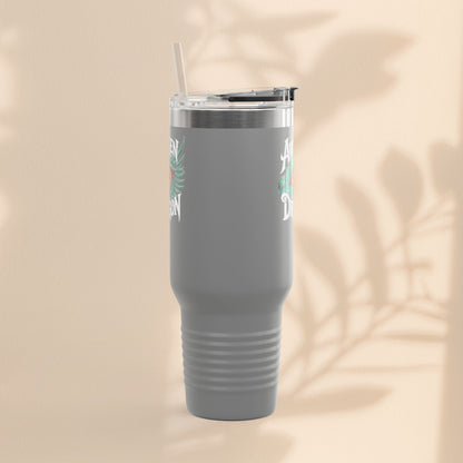 Dragon Insulated Travel Mug | 40oz | Awaken The Dragon | Perfect for Coffee Lovers, Eco-Friendly Designs