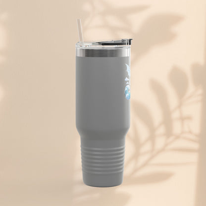 Dragon Insulated Travel Mug - Perfect for Adventure Lovers, Camping, Road Trips, Gifts for Friends, Motivational Designs