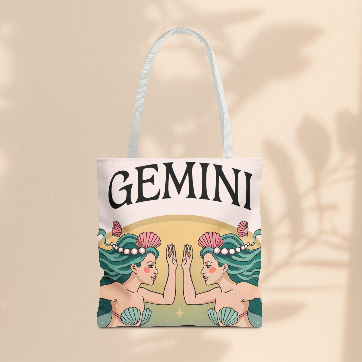 Gemini Zodiac Tote Bag, Astrological Bag, Personalized Gift, Astrology Lover, Horoscope Accessory, Birthday Present
