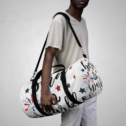 Born to Sparkle Duffel Bag – Stylish Gym and Travel Bag